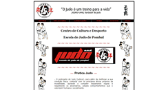 Desktop Screenshot of judopombal.com