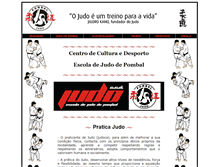 Tablet Screenshot of judopombal.com
